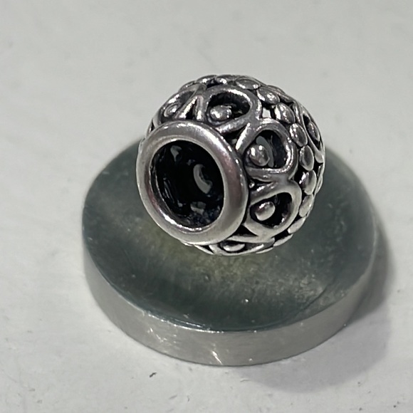 Pandora Silver Lining Clouds Charm/Bead Sterling Silver ALE 925 790458 - Picture 4 of 4